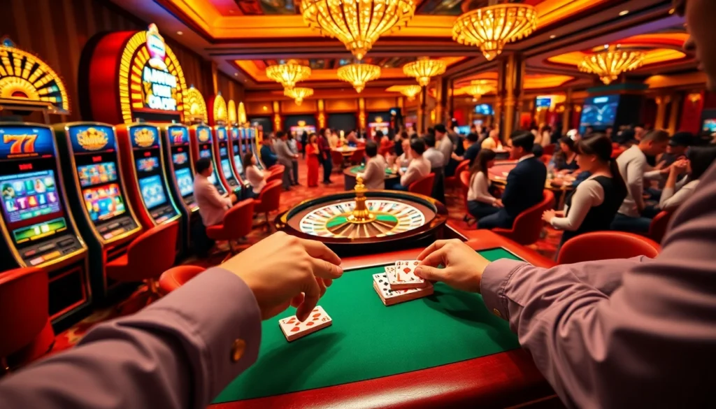 Bet888 roulette table showcasing thrilling gambling action with players engaged.